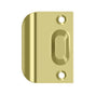 Deltana - Full Lip Strike Plate For Ball Catch and Roller Catch - Polished Brass