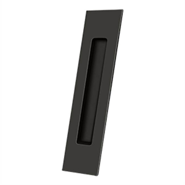 Deltana - Flush Pull, Rectangular, HD, 10'' x 2-1/4'' x 1/2'', Solid Brass - Oil-rubbed Bronze