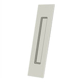 Deltana - Flush Pull, Rectangular, HD, 10'' x 2-1/4'' x 1/2'', Solid Brass - Polished Nickel