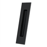Deltana - Flush Pull, Rectangular, HD, 10'' x 2-1/4'' x 1/2'', Solid Brass - Paint Black
