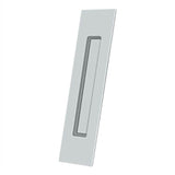 Deltana - Flush Pull, Rectangular, HD, 10'' x 2-1/4'' x 1/2'', Solid Brass - Polished Chrome