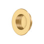 Deltana - Flush Pull, Round, HD, 1-7/8'', Solid Brass - PVD Polished Brass