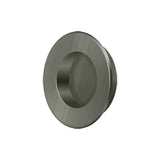 Deltana - Flush Pull, Round, HD, 1-7/8'', Solid Brass - Antique Nickel