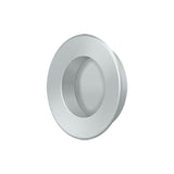 Deltana - Flush Pull, Round, HD, 1-7/8'', Solid Brass - Brushed Chrome