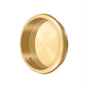 Deltana - Flush Pull, Round, 2-1/2'' Diam. - PVD Polished Brass