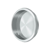 Deltana - Flush Pull, Round, 2-1/2'' Diam. - Polished Chrome