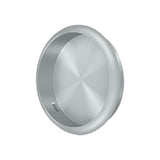 Deltana - Flush Pull, Round, 2-1/2'' Diam. - Brushed Chrome