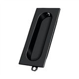 Deltana - Flush Pull, Rectangle, 3-1/8'' x 1-3/8'' x 1/2'' - Paint Black