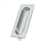 Deltana - Flush Pull, Rectangle, 3-1/8'' x 1-3/8'' x 1/2'' - Polished Chrome