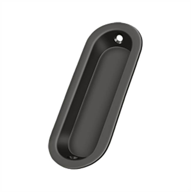 Deltana - Flush Pull, Oblong, 3-1/2'' x 1-1/4'' x 3/8'' - Oil-rubbed Bronze