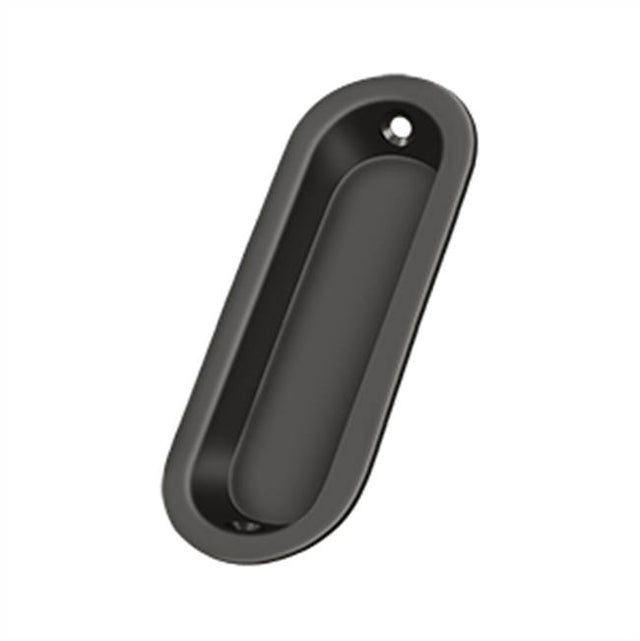 Deltana - Flush Pull, Oblong, 3-1/2'' x 1-1/4'' x 3/8'' - Oil-rubbed Bronze
