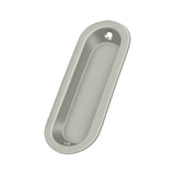 Deltana - Flush Pull, Oblong, 3-1/2'' x 1-1/4'' x 3/8'' - Brushed Nickel