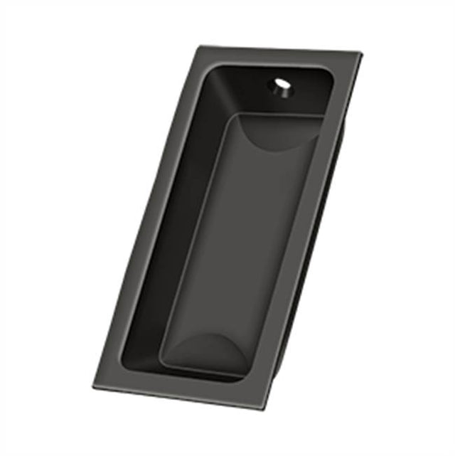 Deltana - Flush Pull, Large, 3-5/8'' x 1-3/4'' x 1/2'' - Oil-rubbed Bronze