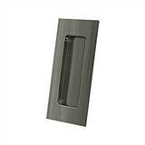 Deltana - Flush Pull, Rectangular, HD, 4'' x 1-7/8'' x 7/16'', Solid Brass - Antique Nickel