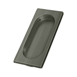 Deltana - Flush Pull, Large, 3-7/8'' x 1-5/8'' x 3/8'' - Antique Nickel
