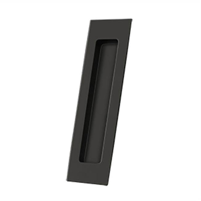 Deltana - Flush Pull, Rectangular, HD, 7'' x 1-7/8'' x 3/8'', Solid Brass - Oil-rubbed Bronze