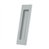 Deltana - Flush Pull, Rectangular, HD, 7'' x 1-7/8'' x 3/8'', Solid Brass - Brushed Chrome