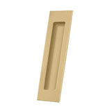 Deltana - Flush Pull, Rectangular, HD, 7'' x 1-7/8'' x 3/8'', Solid Brass - Brushed Brass