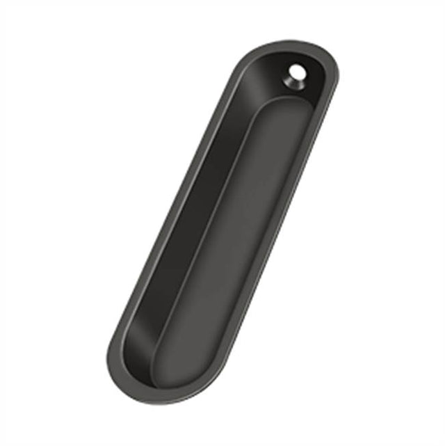 Deltana - Flush Pull, 4'' x 1'' x 1/2'' - Oil-rubbed Bronze