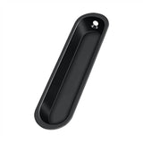 Deltana - Flush Pull, 4'' x 1'' x 1/2'' - Paint Black