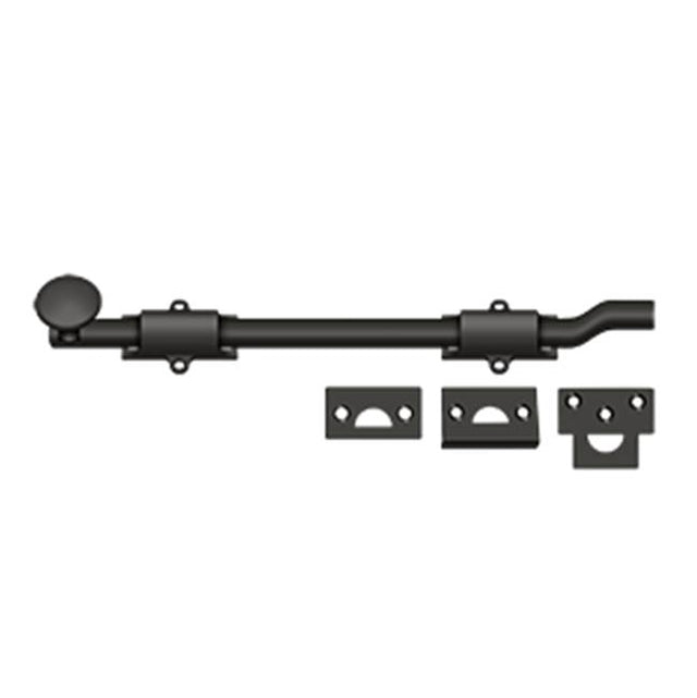 Deltana - 12'' Surface Bolt w/ Off-set, HD - Oil-rubbed Bronze