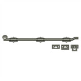 Deltana - 18'' Surface Bolt w/ Off-set, HD - Antique Nickel