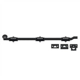 Deltana - 18'' Surface Bolt w/ Off-set, HD - Paint Black