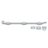 Deltana - 18'' Surface Bolt w/ Off-set, HD - Brushed Chrome