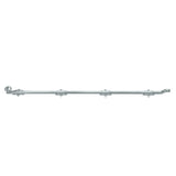 Deltana - 42'' Surface Bolt w/ Off-set, HD - Brushed Chrome