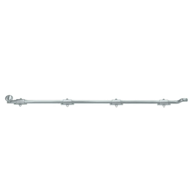 Deltana - 42'' Surface Bolt w/ Off-set, HD - Brushed Chrome