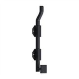 Deltana - 10'' Modern Offset Surface Bolt, HD, Solid Brass - Paint Black