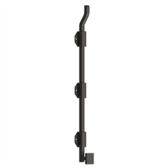 Deltana - 18'' Modern Offset Surface Bolt, HD, Solid Brass - Oil-rubbed Bronze