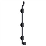 Deltana - 18'' Modern Offset Surface Bolt, HD, Solid Brass - Paint Black