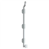 Deltana - 18'' Modern Offset Surface Bolt, HD, Solid Brass - Polished Chrome