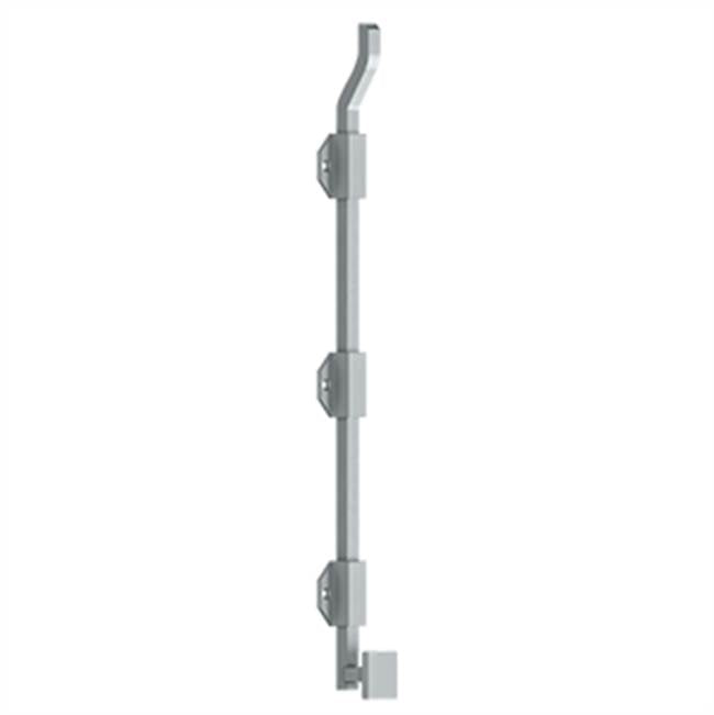 Deltana - 18'' Modern Offset Surface Bolt, HD, Solid Brass - Brushed Chrome