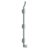 Deltana - 18'' Modern Offset Surface Bolt, HD, Solid Brass - Brushed Chrome
