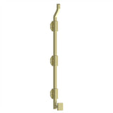 Deltana - 18'' Modern Offset Surface Bolt, HD, Solid Brass - Unlacquered Brass