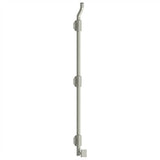 Deltana - 26'' Modern Offset Surface Bolt, HD, Solid Brass - Brushed Nickel
