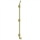 Deltana - 26'' Modern Offset Surface Bolt, HD, Solid Brass - Polished Brass