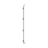 Deltana - 42'' Modern Offset Surface Bolt, HD, Solid Brass - Brushed Nickel
