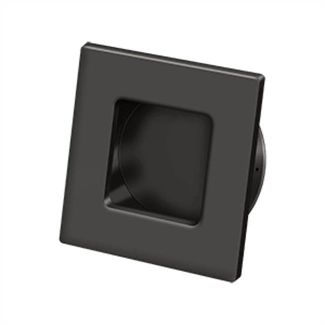 Deltana - Flush Pull, Square, HD, 2-3/4'' x 2-3/4'', Solid Brass - Oil-rubbed Bronze
