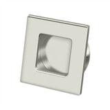 Deltana - Flush Pull, Square, HD, 2-3/4'' x 2-3/4'', Solid Brass - Polished Nickel