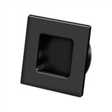 Deltana - Flush Pull, Square, HD, 2-3/4'' x 2-3/4'', Solid Brass - Paint Black