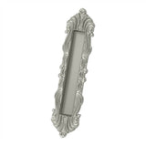 Deltana - Flush Pull, Victorian, HD, 10'' x 2-1/4'' x 3/4'', Solid Brass - Brushed Nickel