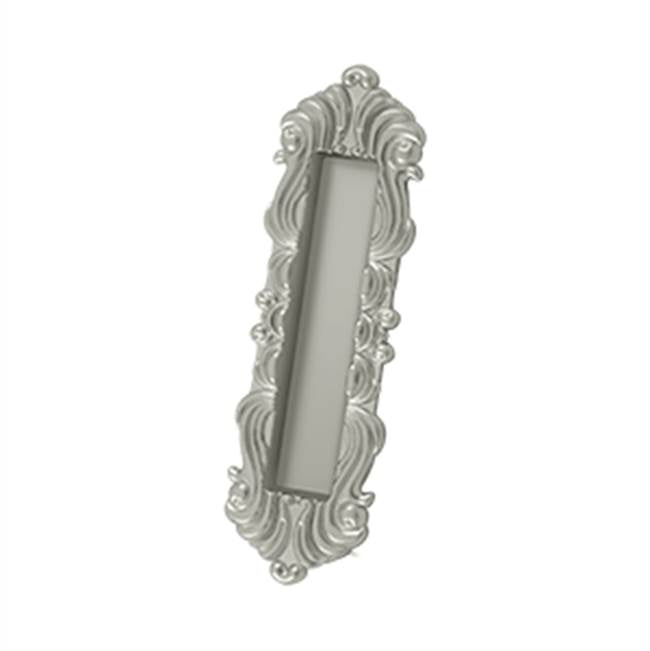 Deltana - Flush Pull, Victorian, HD, 7'' x 2-1/4'' x 5/8'', Solid Brass - Brushed Nickel