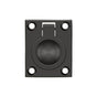 Deltana - Flush Ring Pull, 1-3/4'' x 1-3/8'' - Oil-rubbed Bronze