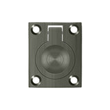 Deltana - Flush Ring Pull, 1-3/4'' x 1-3/8'' - Antique Nickel