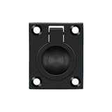 Deltana - Flush Ring Pull, 1-3/4'' x 1-3/8'' - Paint Black