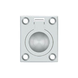 Deltana - Flush Ring Pull, 1-3/4'' x 1-3/8'' - Polished Chrome