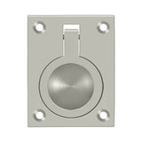 Deltana - Flush Ring Pull, 2-1/2'' x 1-7/8'' - Brushed Nickel